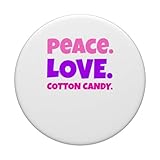 Zoom IMG-2 peace love cotton candy t