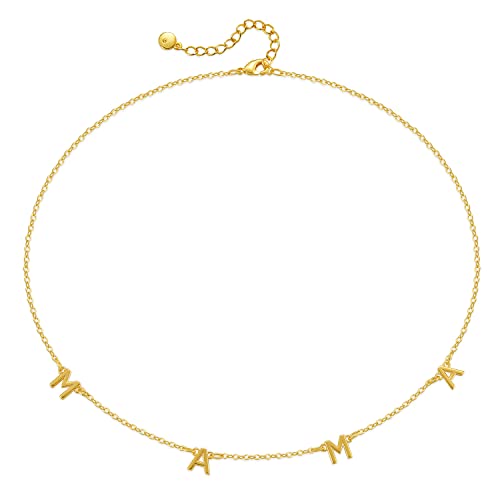 Collier or femme pendentif Mommy le cadeau de fête des mères idéal