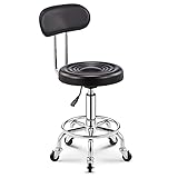 sillas para salon de belleza precios Silla silenciosa y suave con ruedas: ruedas de goma, ruedas de goma \ nRueda con cojinetes de diseño enchufable, silenciosa y antideslizante, deslizamiento suave, larga vida útil