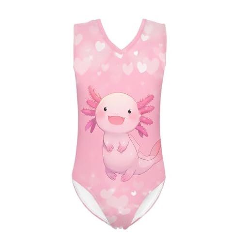 Image of Biyejit Girls Leotards Dance Sport Wear Gymnastics One-Piece Swimwear for Kids 3-14 Years