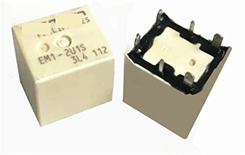 Relais EM1-2U1S automobile 6PIN en lot de 10 pièces pour circuit imprimé