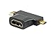 Produktbild SunshineTronic High Speed HDMI-Adapter 4K (HDMI Buchse auf Mini/Micro HDMI Stecker)
