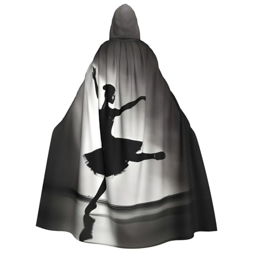Cape à capuche ballerine pour Halloween et soirées déguisées de sorcière