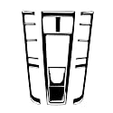 Kompatibel Mit Porsche Für Macan 2014 2015 2016 2017 2018 2019 2020 2021, Autozubehör, Innenschalttafel-Set, Dekorative Aufkleberabdeckung Zubehör Innenraum