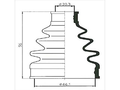 セイケン(Seiken) ドライブシャフトブーツキット SB179 600-00179