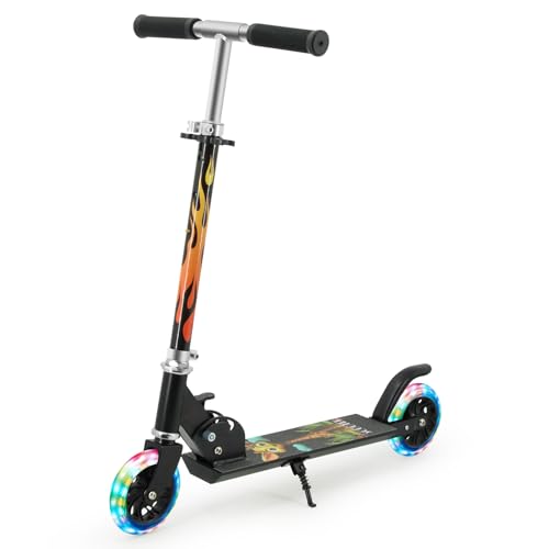 Tenboom Adults Scooters, Qucik Folding Big Wheels Scooters for Kids 8 Years And Ups, Smart Brake System, Height-Adjustable Handl