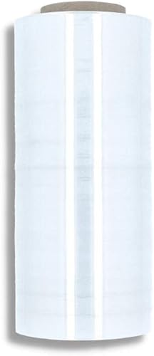 Miniatura 2 de PSBM - Envoltura elástica para máquina, 1 paquete, 10 pulgadas x 6000 pies, calibre 80, adherencia de plástico transparente, rollos de película