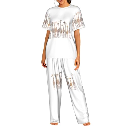 Pyjama girafe femme doux pour ne plus avoir chaud la nuit