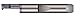 Micro 100 QIT-120400X Threading Tool - UN - Quick Change, 20-56 TPI, 20-56 Thread Size, 136" Min Bore Dia, 400" Max Bore Depth, 030" Proj, 3/16" Shank Dia, 1-1/2" OAL, AlTiN