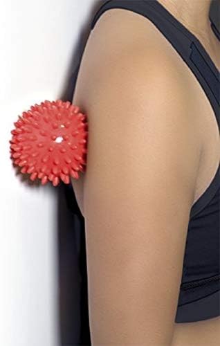 Image of Bodylastics 2 x Acupressure Spike Massage Balls for Deep Tissue, Muscle Recovery & Myofascial Release | Foot, Back, Neck & Shoulder Pain Relief | Portable, Spiky Trigger Point Therapy for Gym & Home