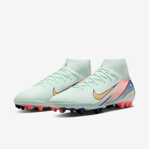 Nike Superfly 10 Academy Mercurial Dream Speed AG High-Top-Fußballschuhe (FZ1191-300, Barely Green/Crimson Pulse/Metallic Gold Coin)… – Ansicht 5