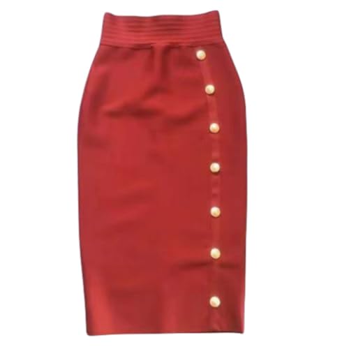 Jupe ajustée bordeaux taille 36 évitant les plis pour la fête