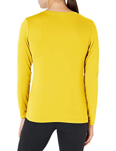 Augusta Sportswear Women's Long Sleeve Wicking T-Shirt, Power Yellow, Medium