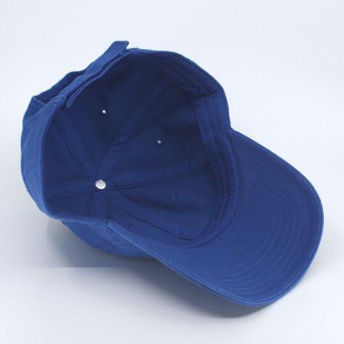 Image of Classic Washed Cotton Baseball Cap - Vintage Adjustable Dad Hat, Curved Bill for Men Women, Outdoor Everyday Wear