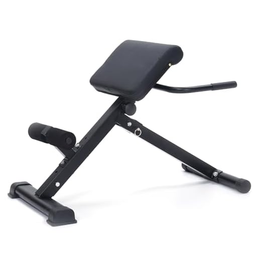 WELAST-Foldable Roman Chair - Adjustable Angle and Height Super Extended Bench - Multi functional Exercise Bench - Home Gym - Suitable for Hip and Abdominal Muscle Exercise