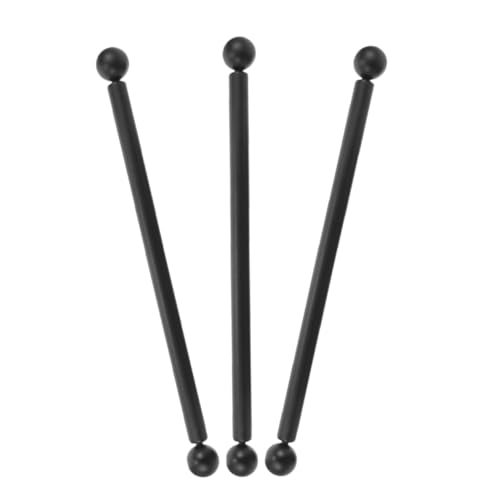 TOBBOMEY Durable Lamp Post Cross Arm Bracket 3-Piece Flag Holder Ladder Rest for Yard and Garden Aluminum Alloy