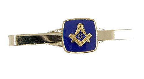 ASPG 102 - Fermacravatta massonico dorato e blu