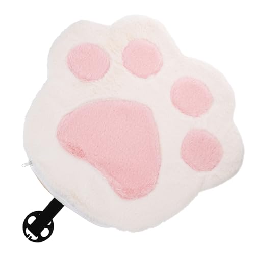 Zerodeko Cat Paw Shape Car Seat Cushion Auto Seat Pad for Winter Cute Decorative Chair Cushion for Car Office and Home Use Cozy Breathable Design
