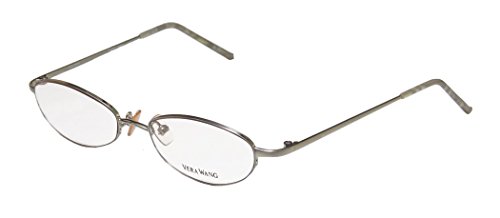 Vera Wang V05 For Ladies/Young Women/Girls Designer Half-rim Glamorous Hip Japan Eyeglasses/Eye Glasses (49-17-135, Silver)