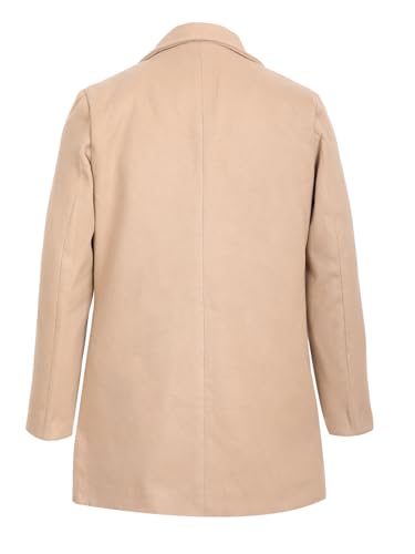 Image of CHKOKKO Girl's Wool Blend Stylish Standard Length Winter Wear Button Coat For Kids