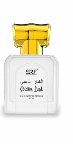 Image of Golden Dust Luxury Concentrated Perfume Oil for Unisex, 20 ml | Long Lasting Non Alcoholic Attar | Rich Musky Woody Oriental Fragrance | Premium Arabic Perfume Oil