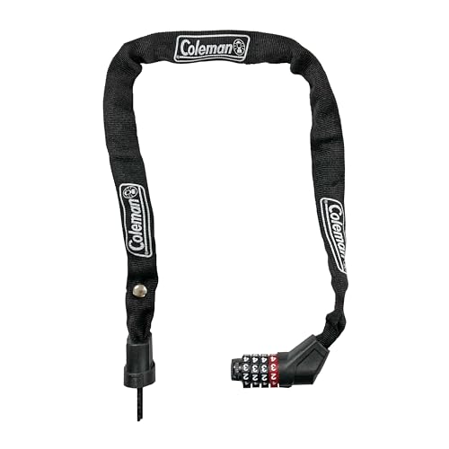 Coleman 自転車用4桁ダイヤルチェーンロック