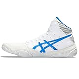 Netzunterlagen: ASICS Herren Snapdown 3 Wrestling Schuhe, Weiß/klassisch rot, 44 EU