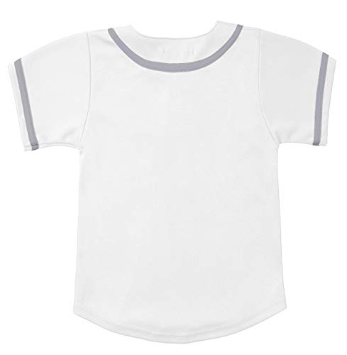 Acefast Inc Kids Baseball Jersey Shirt Button Down Blank Custom Baseball Tee Shirts For Boys Girls #TOP1