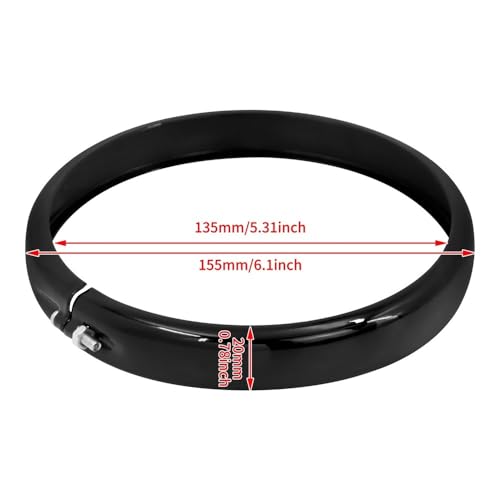 Couvercle protection phare 5.75 pouces pour supprimer le jeu du phare FXLR - 5