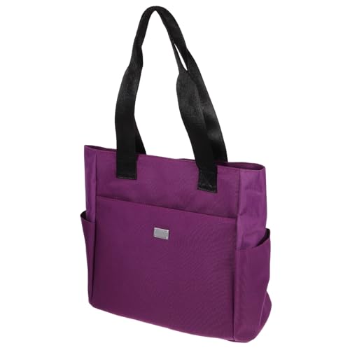 ifundom Sac à Main Femme Grand Volume Toile et Oxford Sac Fourre-tout Élégant avec Multiples Poches pour Organisation de Shopping Décontracté pour Sorties et Travail