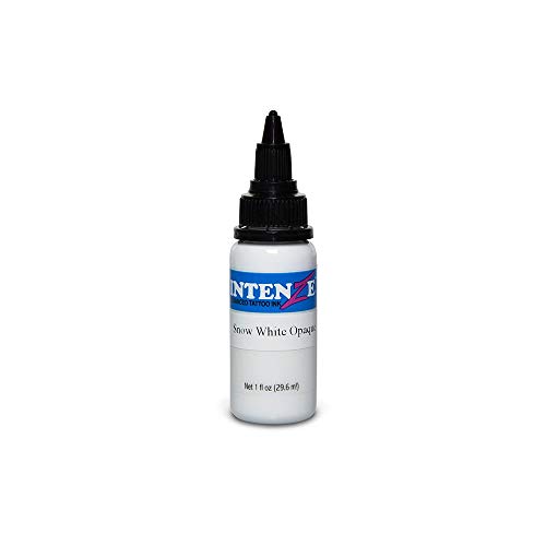Intenze Tattoo Ink  Snow White Opaque  1/2oz Bottle
