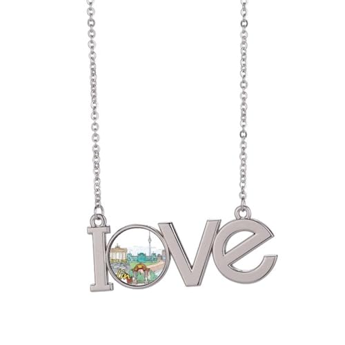 Collier Berlin et pendentif d'architecture allemande, une pièce d'orfèvrerie fine