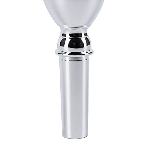 Eastrock Trombone Mouthpiece, Silver Plated Trombone Mouthpiece Small Shank 12C thumb #3