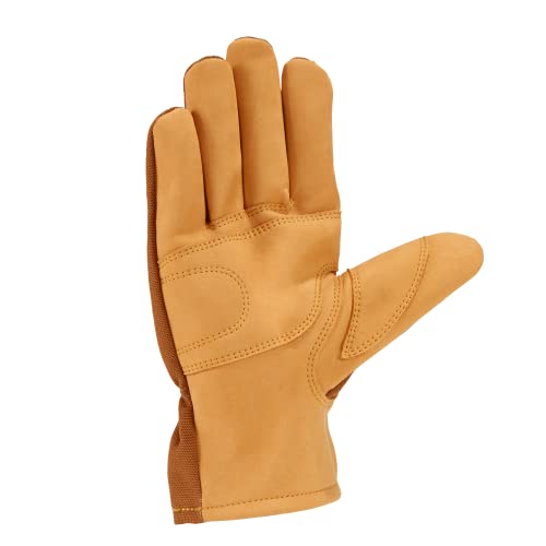 Image of Carhartt Men's GW0793M Duck /Synthetic Leather Open Cuff Glove