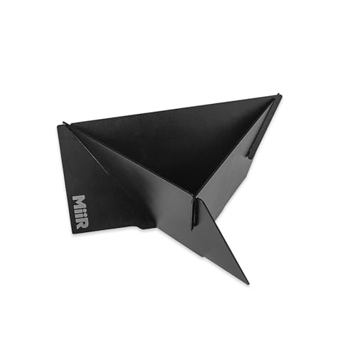 MiiR Pourigami, Innovative Portable and Collapsable Coffee Dripper - Durable Stainless Steel Maker for Effortless Pour Over with Convenient Travel Case Included