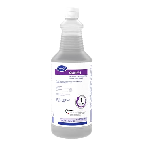 Oxivir Diversey 1 Disinfectant Cleaner RTU 32 oz