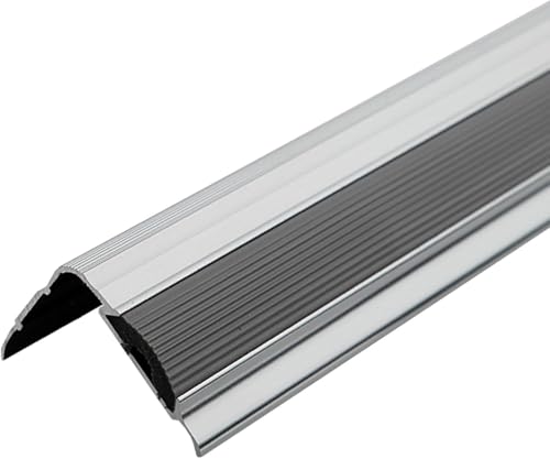 CukUJH L-Molding Threshold Strips, Aluminum Step Edging Trim for Vinyl