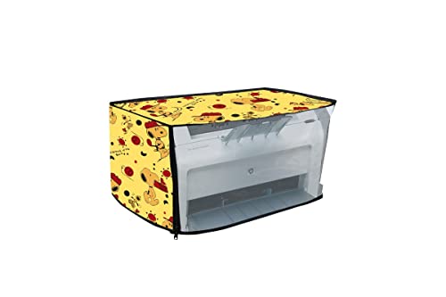 Image of Printer Cover for HP Laserjet M1020 Plus Printer with Zipper for Dust Protection( Yellow) -(15x8.5x9.5 Cm)
