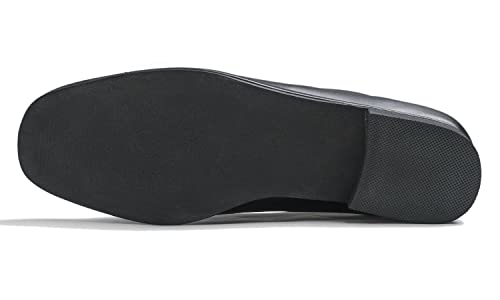 Image of FEVERSOLE Women's Fashion Dress Comfort Low Heel Office Penny Loafer Flats