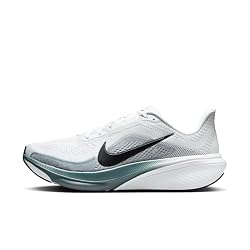 Nike Mens Air Zoom Pegasus 42, White/Black/Mineral Slate/…