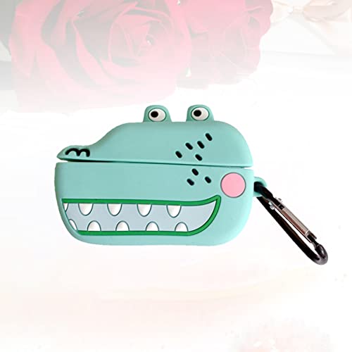 3pcs Lovely Protector Pro Headphone for Cover Shell Silicone Compatible Crocodile Head Earphone Case