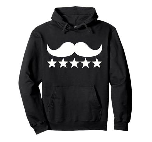 Étoiles de moustache Sweat à Capuche