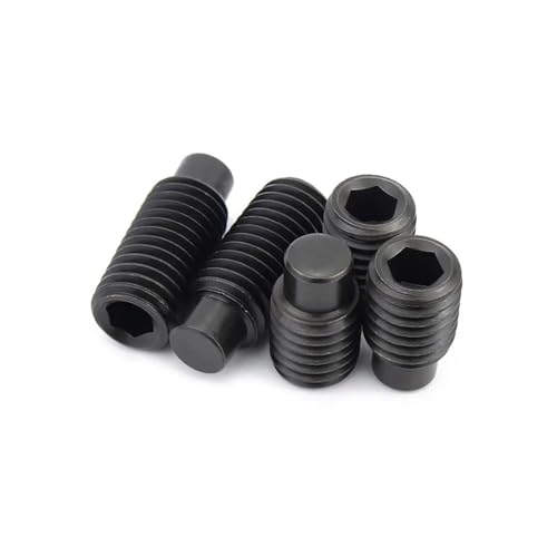 1-50�� DIN915 �u���b�N �O���[�h12.9 �X�`�[�� �Z�p�\�P�b�g�Z�b�g�X�N�����[ M2.5 M3 M4 M5 M6 M8 M10 M12 M14 M16 �h�b�O�|�C���g�O���u�ʌ^�w�b�h���X�{���g(14mm,1pc M14)