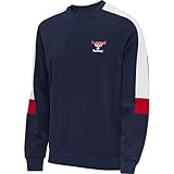 100 Prozent Baumwolle hummel Unisex Hmlic Claude Sweatshirt, Peacoat, L EU