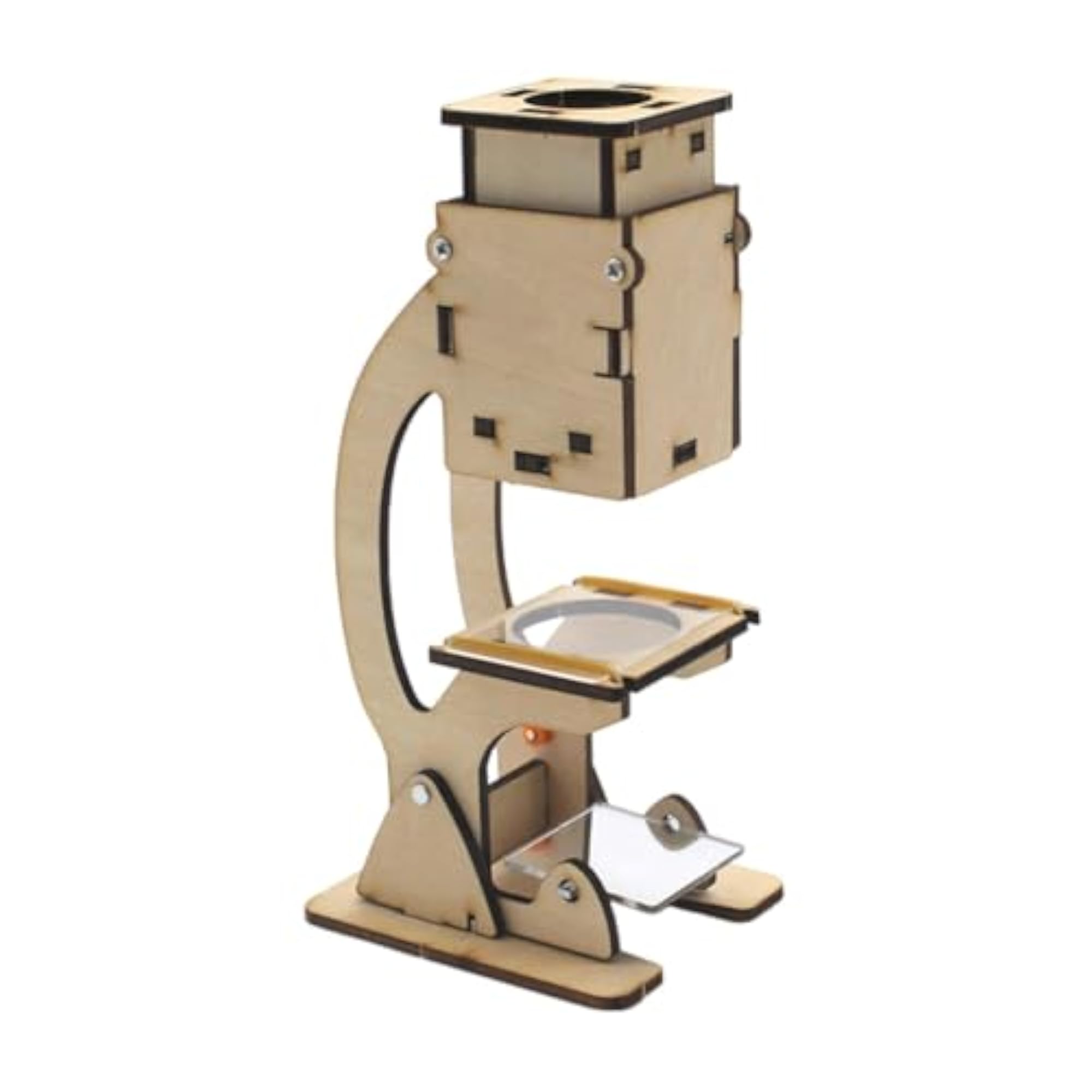Kids DIY Microscope Science Set Material Package