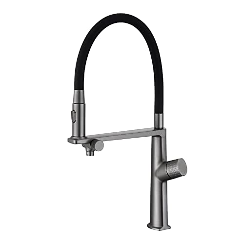 Robinet de Cuisine à 3 Voies Mitigeur Évier Laiton Pivotant Chrome