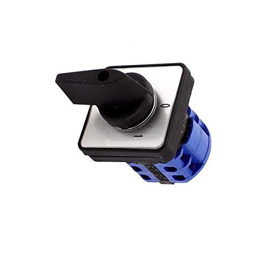 Aexit CA10 AC500V Switches 12A 8 Screw Terminals 2 Positions Rotary Foot Switches Changeover Switch