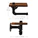 Helntova Industrial Pipe Wall Mounted Toilet Paper Holder with Shelf - Rustic Wood and Metal Bathroom Tissue Roll Holder, Farmhouse Decor for Bathroom-Brown