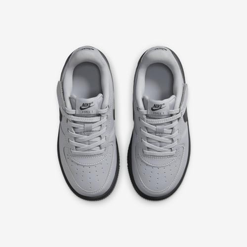 Nike Force 1 Low EasyOn Little Kids' Shoes (HQ3808-001, Wolf Grey/Dark Smoke Grey)4