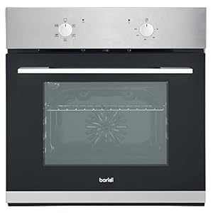 Baridi 60cm Built-In Five Function Fan Assisted Oven, 55L Capacity, Stainless Steel – DH125